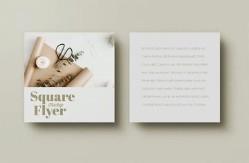 Square Flyer Mockup