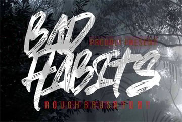 Bad Habits Angry Handwriting Font