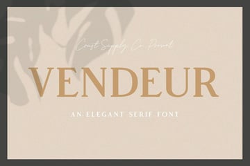 Vendeur Transitional Fonts