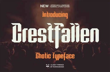 Crestfallen Rock n Roll Font