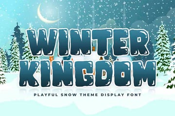 Winter Kingdom Icy Font