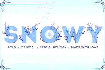 Snowy Magic Winter Fonts