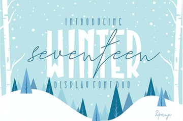 Seventeen Icy Fonts