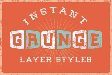 Grunge Layer Styles Photoshop