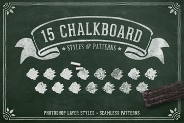 Chalk and Charcoal Layer Styles Photoshop
