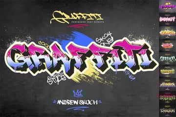 Graffiti Photoshop Text Effects
