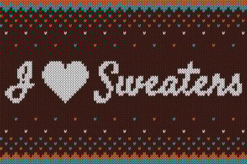 I ♥ Sweaters Layer Styles Photoshop