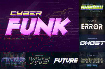 Cyberpunk Text Effects in Photoshop