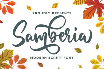Samberia Modern Script Font