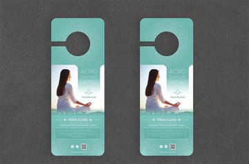 Yoga Door Hanger Creative Promotion
