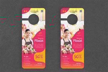 Florist Door Hanger Creative Promotion