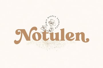 Notulen Display Serif Typeface