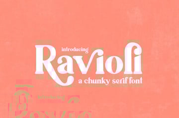 Ravioli Serif Font