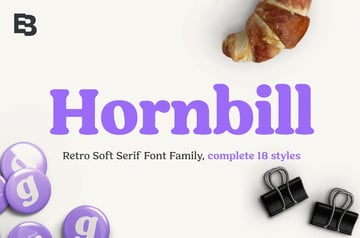 Hornbill Retro Typeface