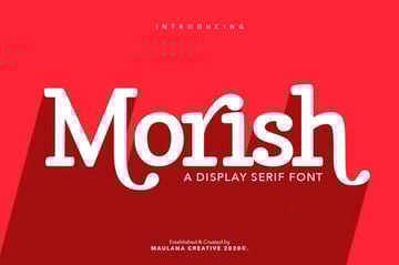 Morish Display Serif Handmade Font