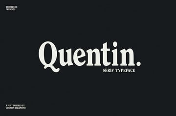 Quentin Serif Font