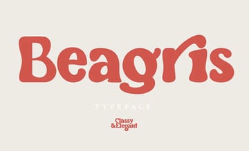Beagris Rounded Typeface