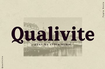 Qualivite Bold Serif Font