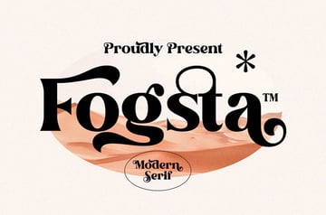Fogsta Modern Serif Font