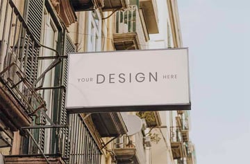 Building Sign Mockup