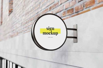 Building Sign Mockup