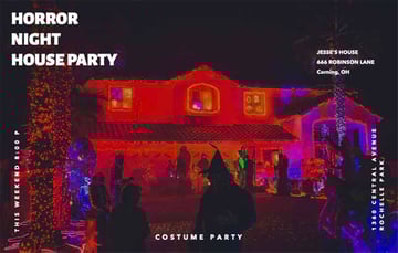 House Party Flyer Background
