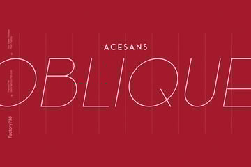 Ace Geometric Sans Serif Oblique