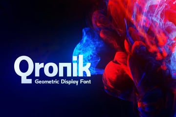 Qronik Geometric Display Fonts
