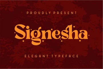 Signesha: Bold Serif Font