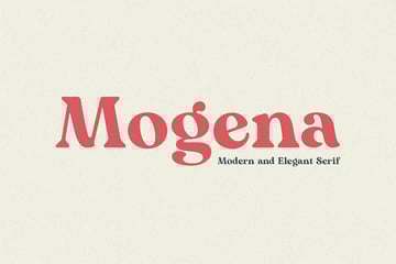 Mogena: Serif Bold Font