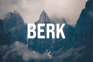Berk: Bold Display Font