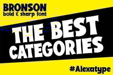 Bronson Bold Font
