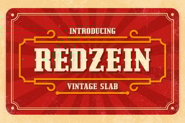 Redzen Fun Bold Serif Font