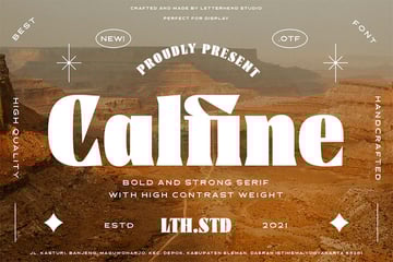 Calfine: Cool Bold Font