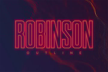 Robinson Bold Outline Font (Tall Bold Fonts)