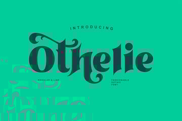 Othelie: Bold Tattoo Font