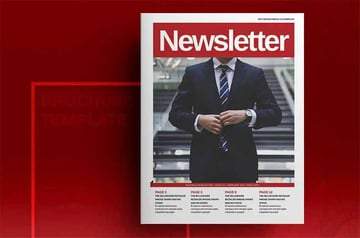 Corporate Newsletter Design 