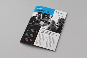 Business Newsletter Brochure Template
