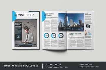 Multipurpose Newsletter Template Design