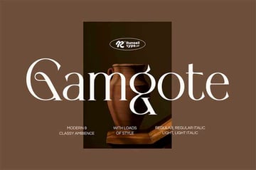 Gamgote Luxurious Fonts