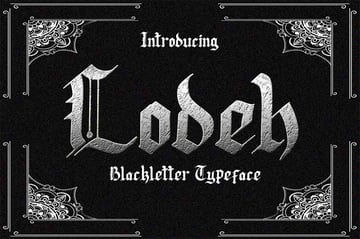 Lodeh Black Letter Typeface