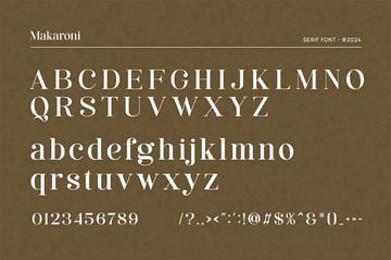 Makaroni Font