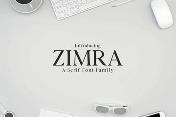 Zimra Serif Fonts Family