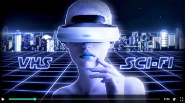 Retro Futurism & Glitch Hologram