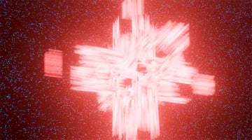Star Wars Red Warp Effect Background