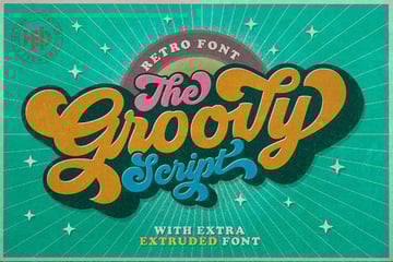 Groovy Retro Script Font