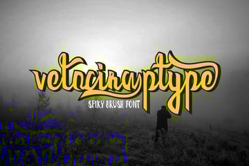 Velociraptype Retro Cursive Font 