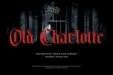 Old Charlotte: Bold Gothic Font Styles