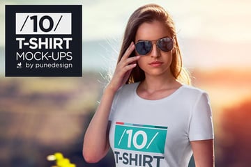 10 T-Shirt Mock-Ups