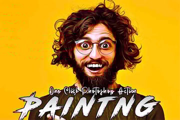 Comic Portrait Action